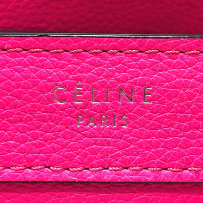 CELINE Handbag 18924 leather pink Luggage mini shopper Women Used