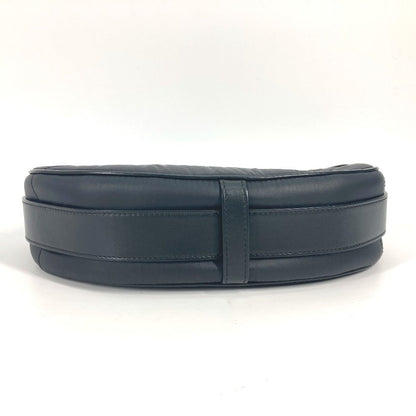 CELINE Shoulder Bag 196972 Nylon black logo ava medium Women Used