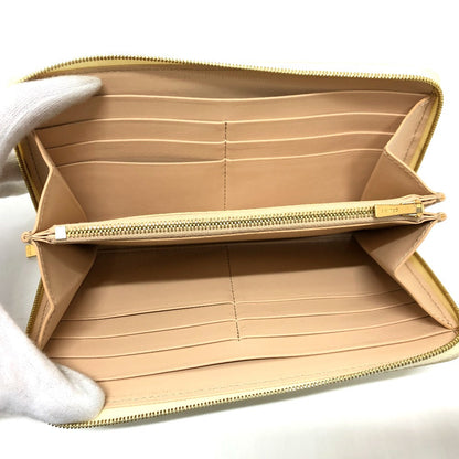 CELINE Long Wallet Purse leather Beige type Long wallet Women Secondhand