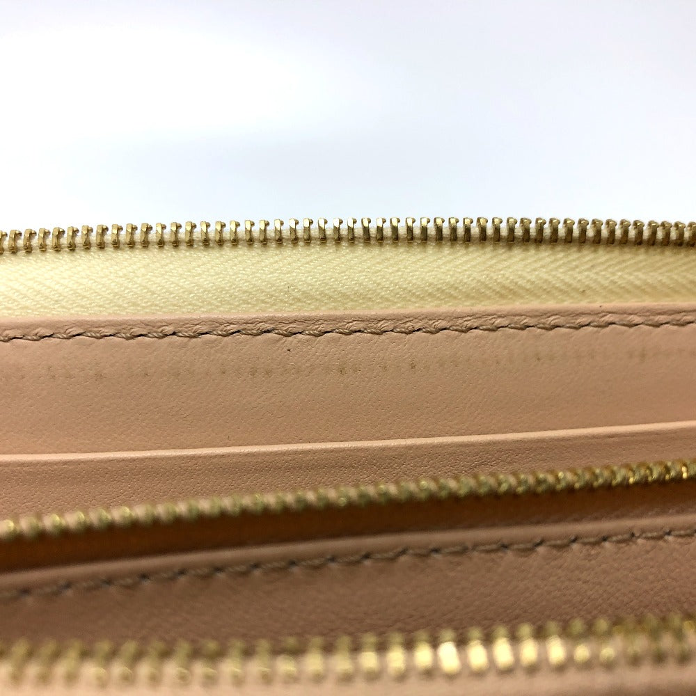 CELINE Long Wallet Purse leather Beige type Long wallet Women Secondhand