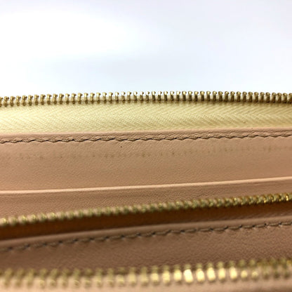 CELINE Long Wallet Purse leather Beige type Long wallet Women Secondhand