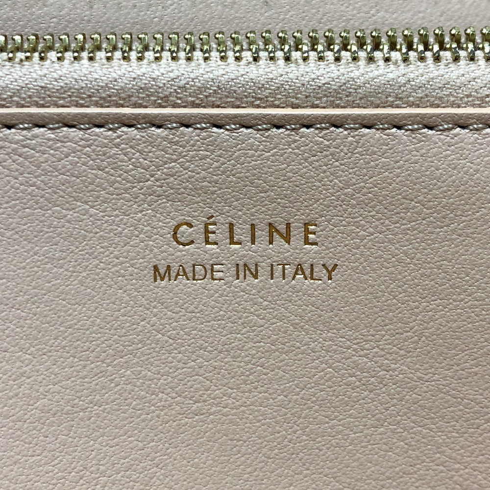 CELINE Long Wallet Purse leather Beige type Long wallet Women Secondhand