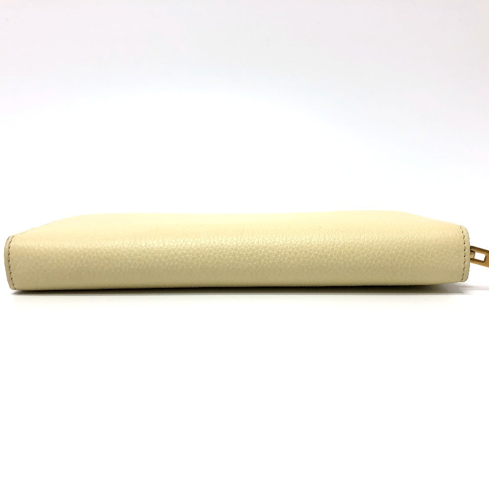 CELINE Long Wallet Purse leather Beige type Long wallet Women Secondhand