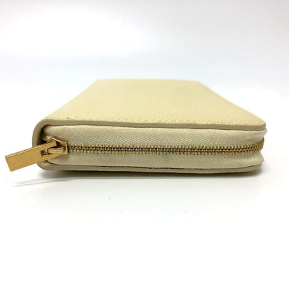 CELINE Long Wallet Purse leather Beige type Long wallet Women Secondhand