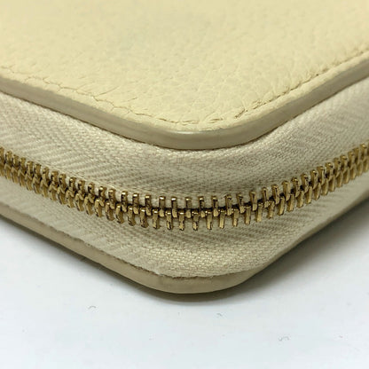 CELINE Long Wallet Purse leather Beige type Long wallet Women Secondhand