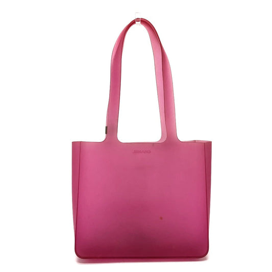 CHANEL Tote Bag rubber purple logo COCO Mark Women Used