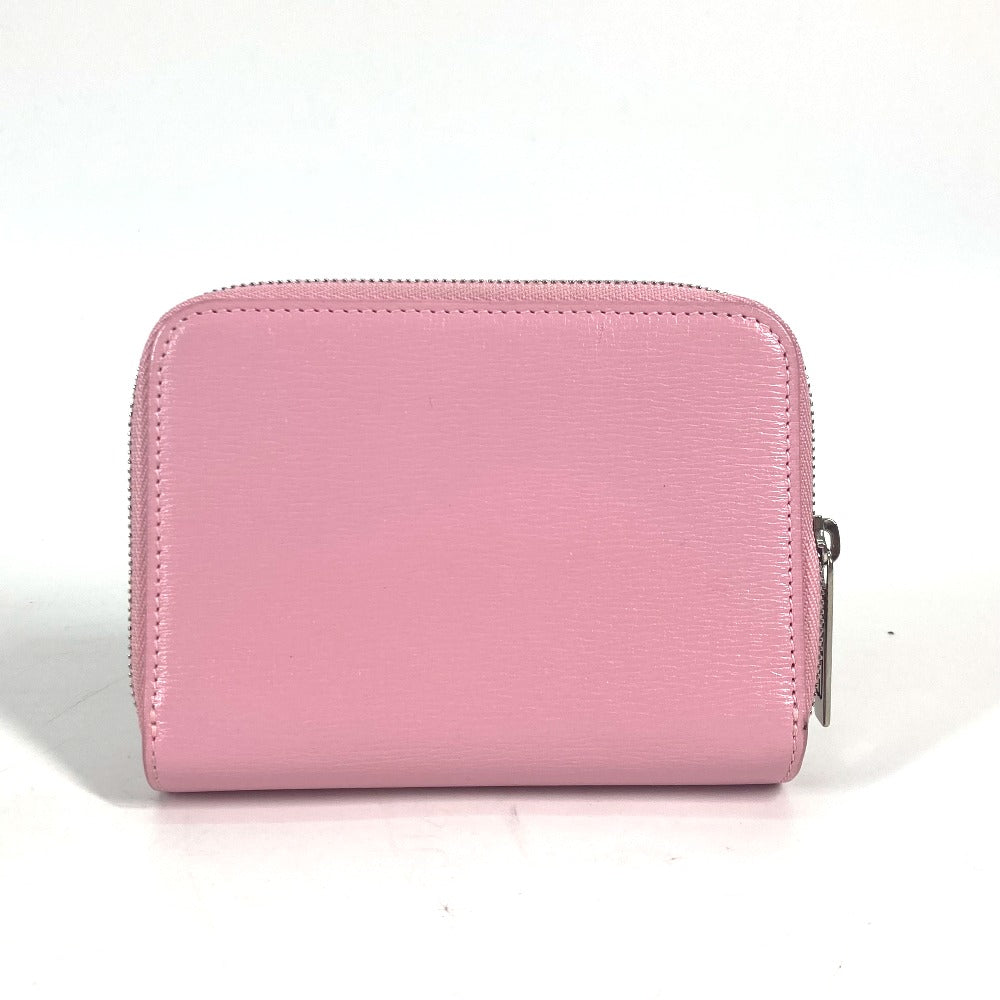 BALENCIAGA Folded wallet 674847 leather Light pink Compact wallet Compact zip Women