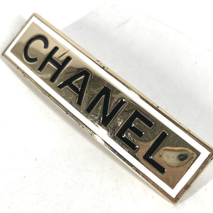 CHANEL Valletta metal gold B21B logo Women Used