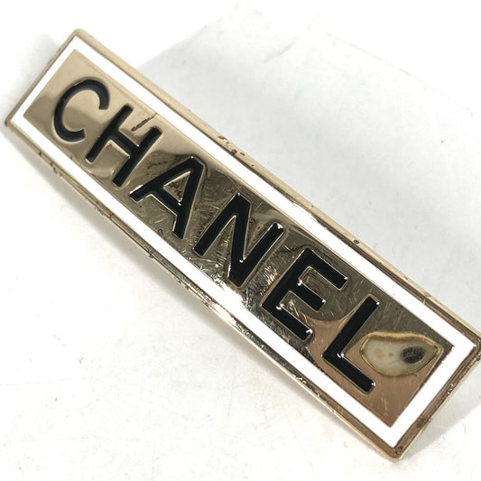 CHANEL Valletta metal gold B21B logo Women Used