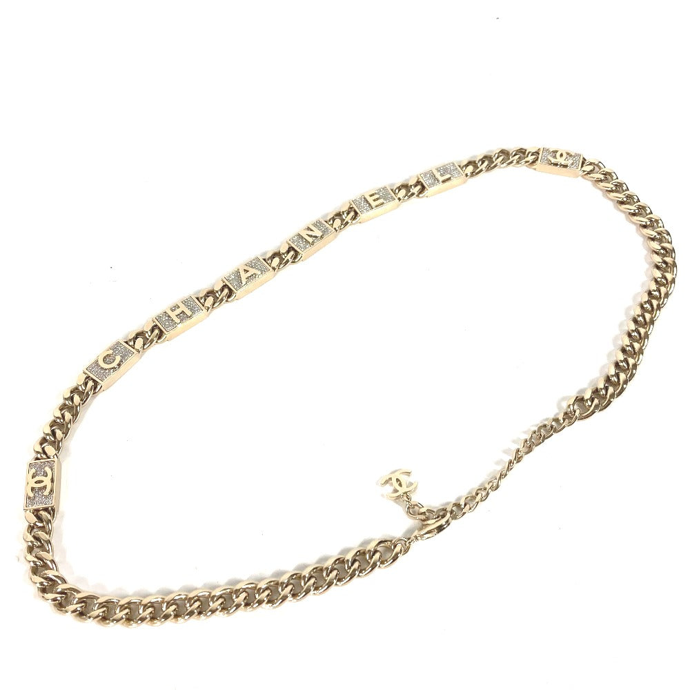 CHANEL belt metal gold B21C COCO Mark Chain belt Women Used