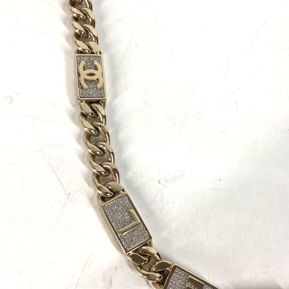CHANEL belt metal gold B21C COCO Mark Chain belt Women Used