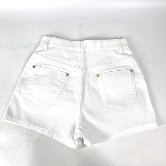 FENDI Shorts FLP835 cotton white denim Shorts 36