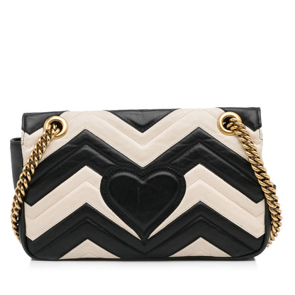 Gucci GG Marmont Bicolor Matelassé Leather