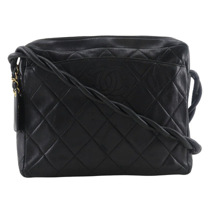 Chanel Matelasse Coco Mark Lambskin Shoulder Bag