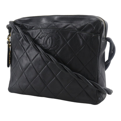 Chanel Matelasse Coco Mark Lambskin Shoulder Bag