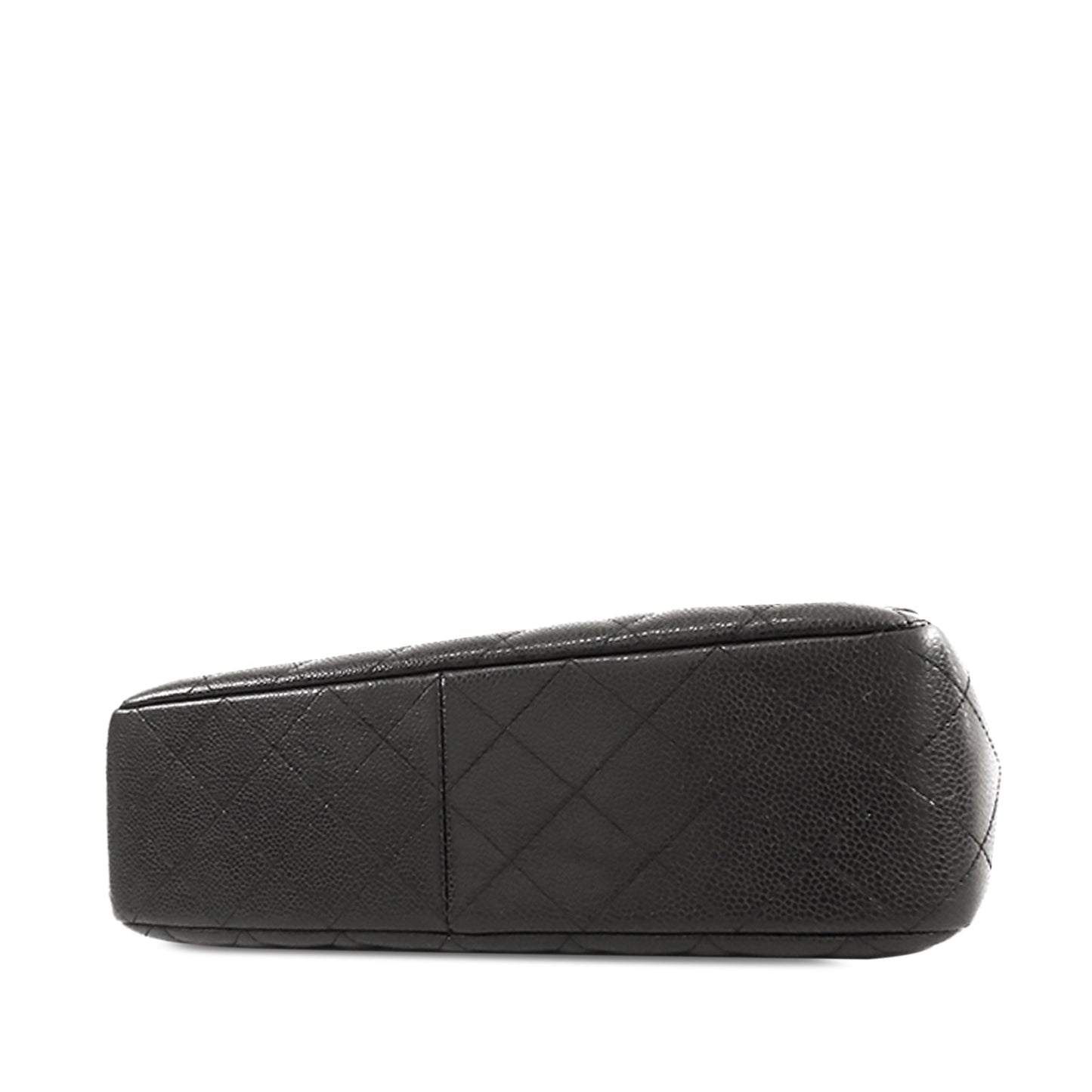 CHANEL Jumbo Classic Caviar Single Flap Shoulder Bag