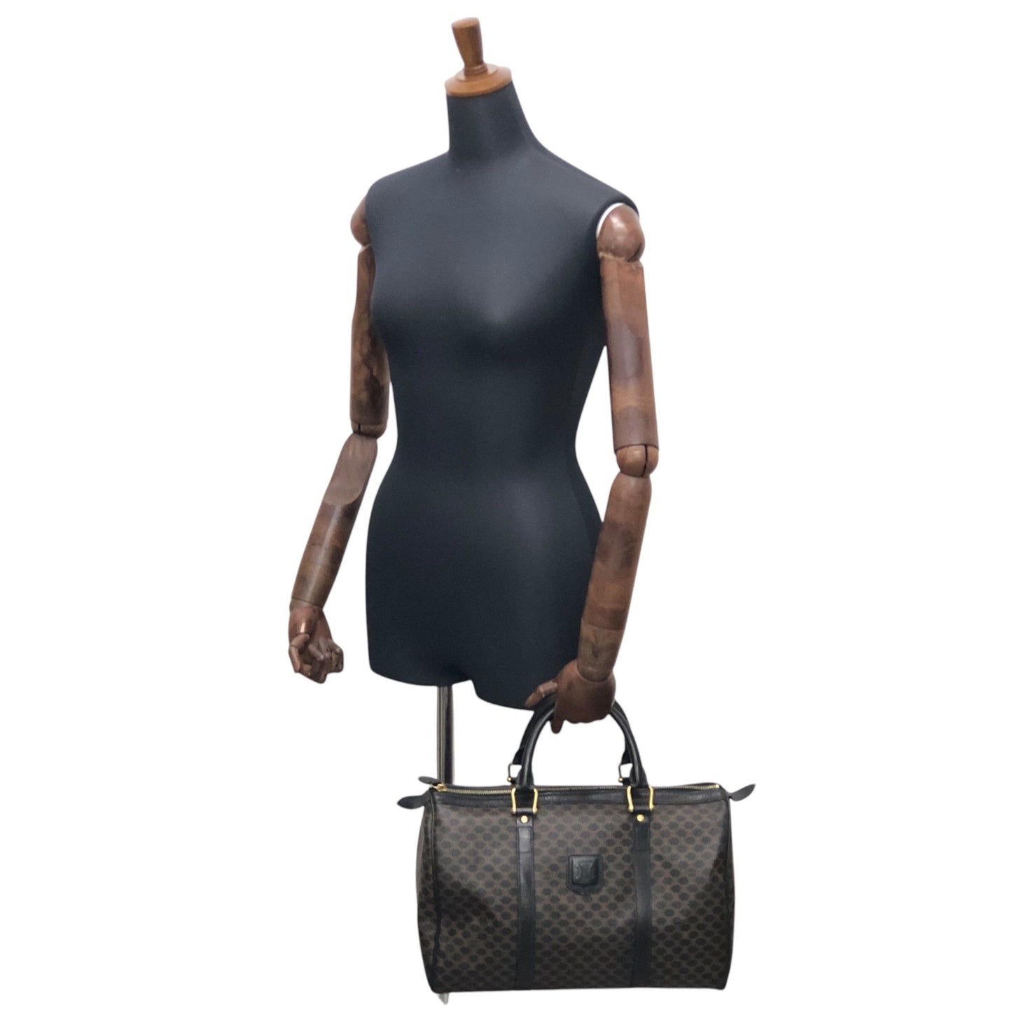 CELINE  Handbag Boston bag Black Vintage ibfr5i