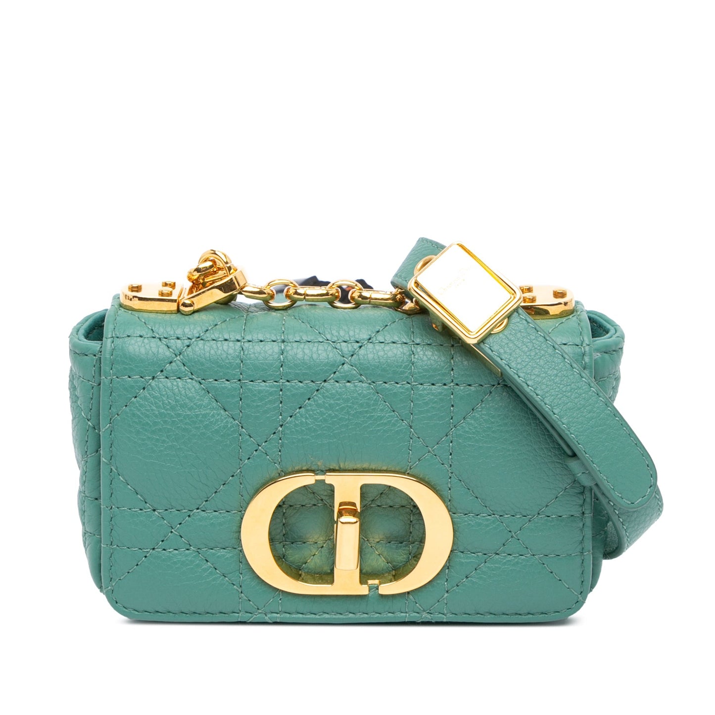 Micro Calfskin Cannage Supple Caro Bag
