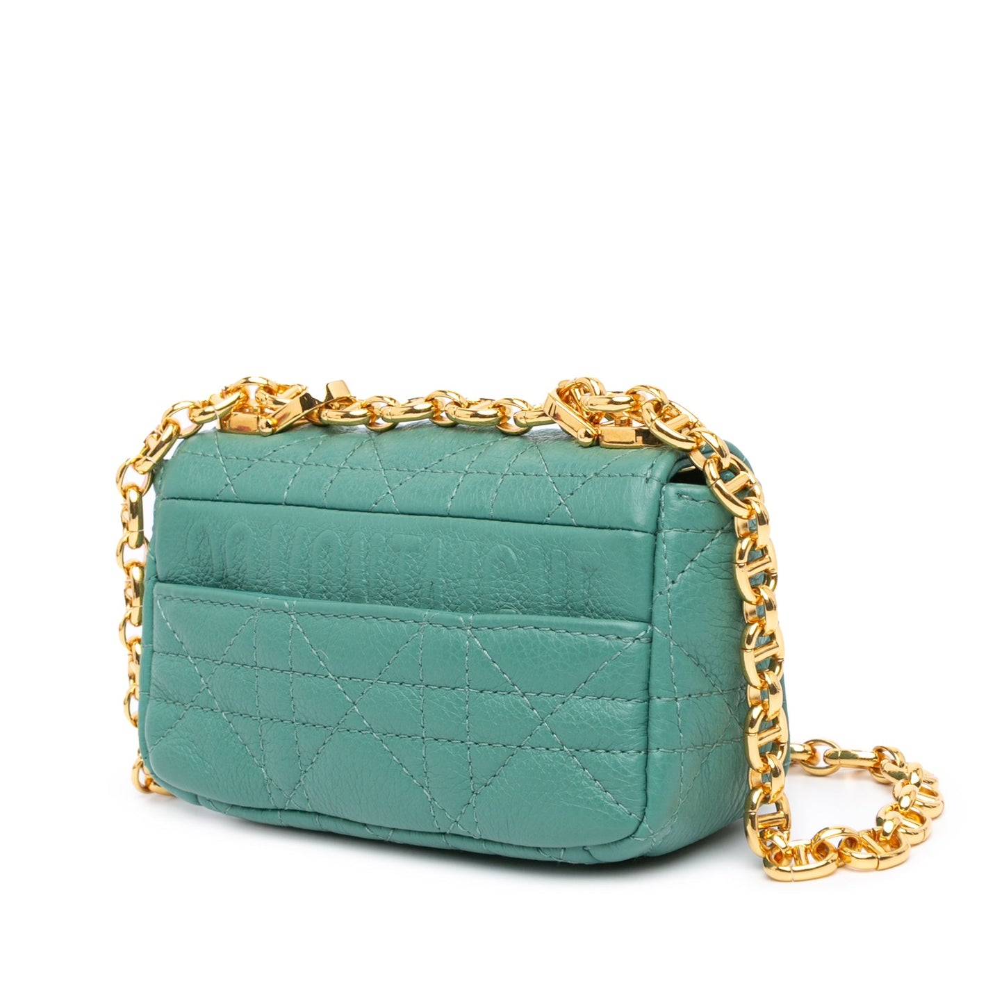 Micro Calfskin Cannage Supple Caro Bag