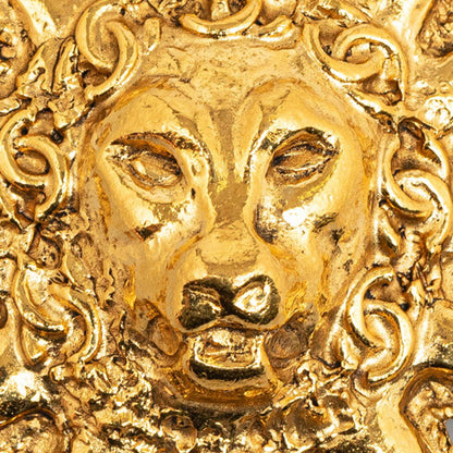 Chanel Lion Sun Brooch Metal Brooch in Excellent condition