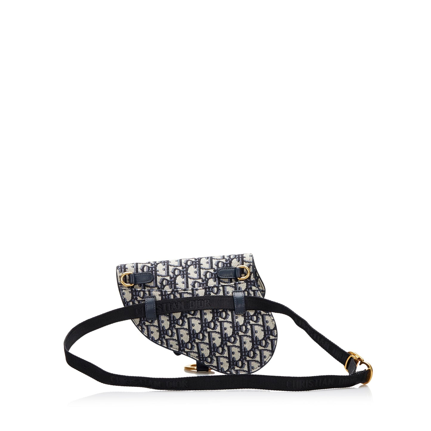 Oblique Canvas Saddle Belt Bag