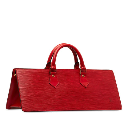 Red Louis Vuitton Epi Sac Triangle