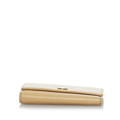Chanel Leather 6 Key Holder Leather Key Holder in Good condition