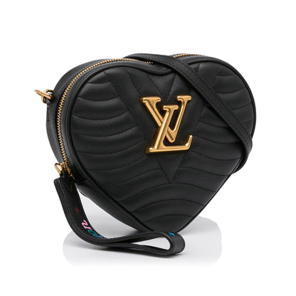 Louis Vuitton New Wave Heart Black Calfskin