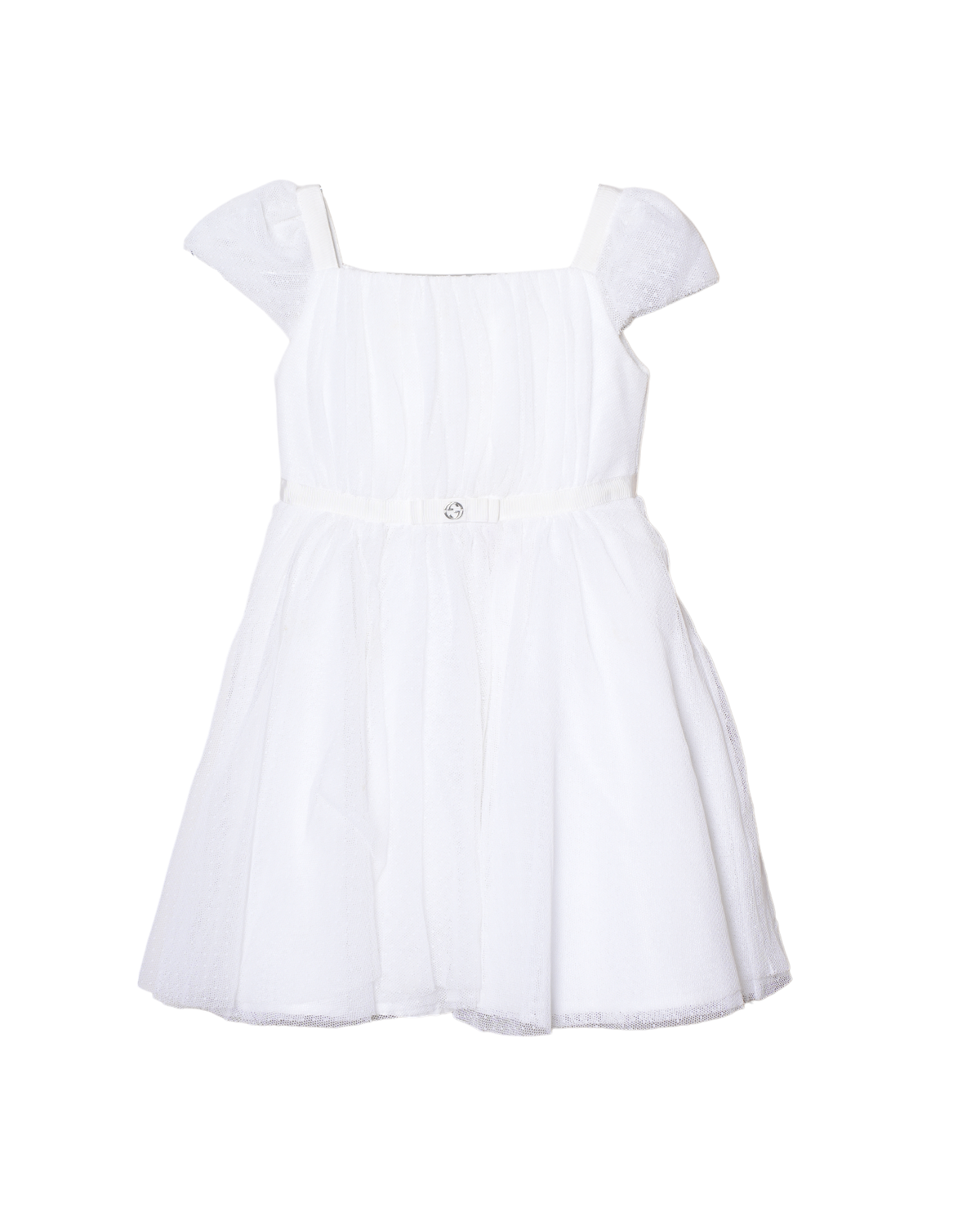 Gucci White Tulle Dress
