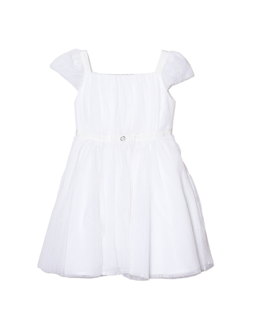 Gucci White Tulle Dress