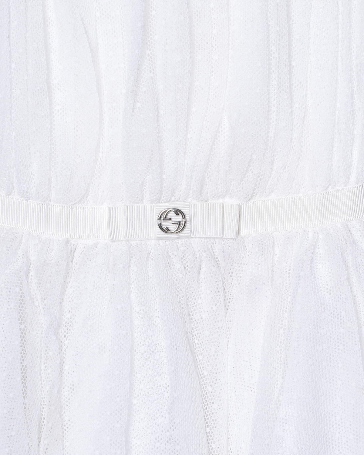 Gucci White Tulle Dress