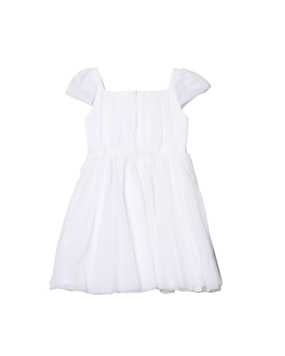 Gucci White Tulle Dress