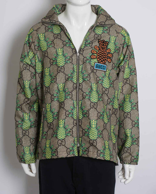 New Gucci GG Pineapple Print Jacket