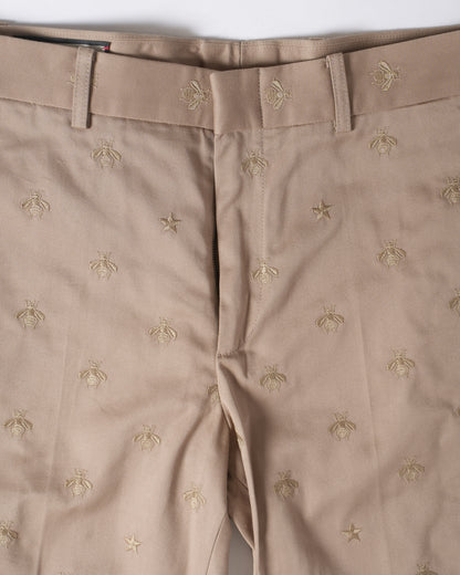 Gucci men's embroidered pants