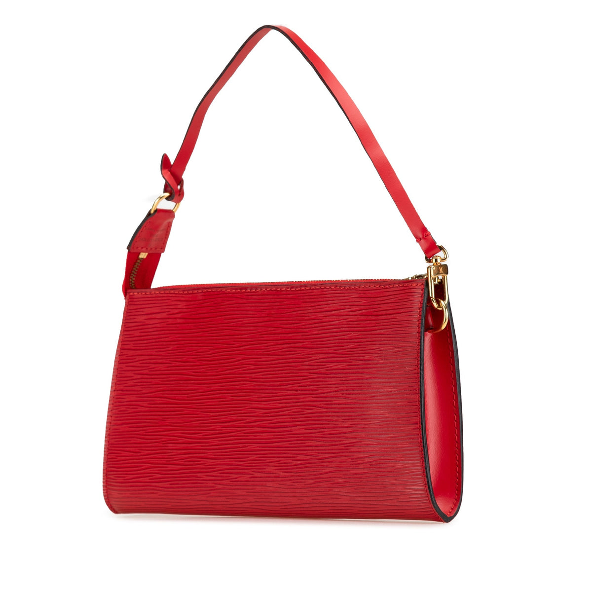 Red Louis Vuitton Epi Pochette Accessoires Shoulder Bag