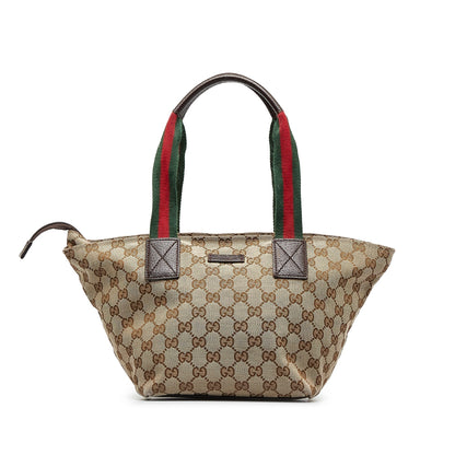 GUCCI GG Canvas Web Shoulder Bag