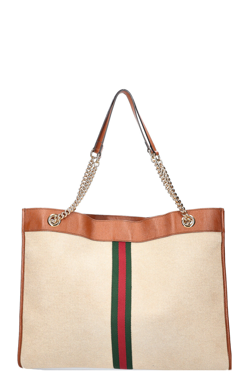 GUCCI Rajah Tote Canvas Beige