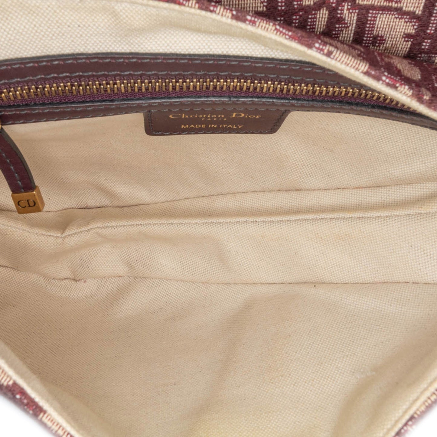 Diorissimo Canvas Saddle Bag