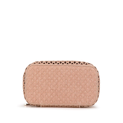 Mesh Embroidered Diortravel Vanity Case