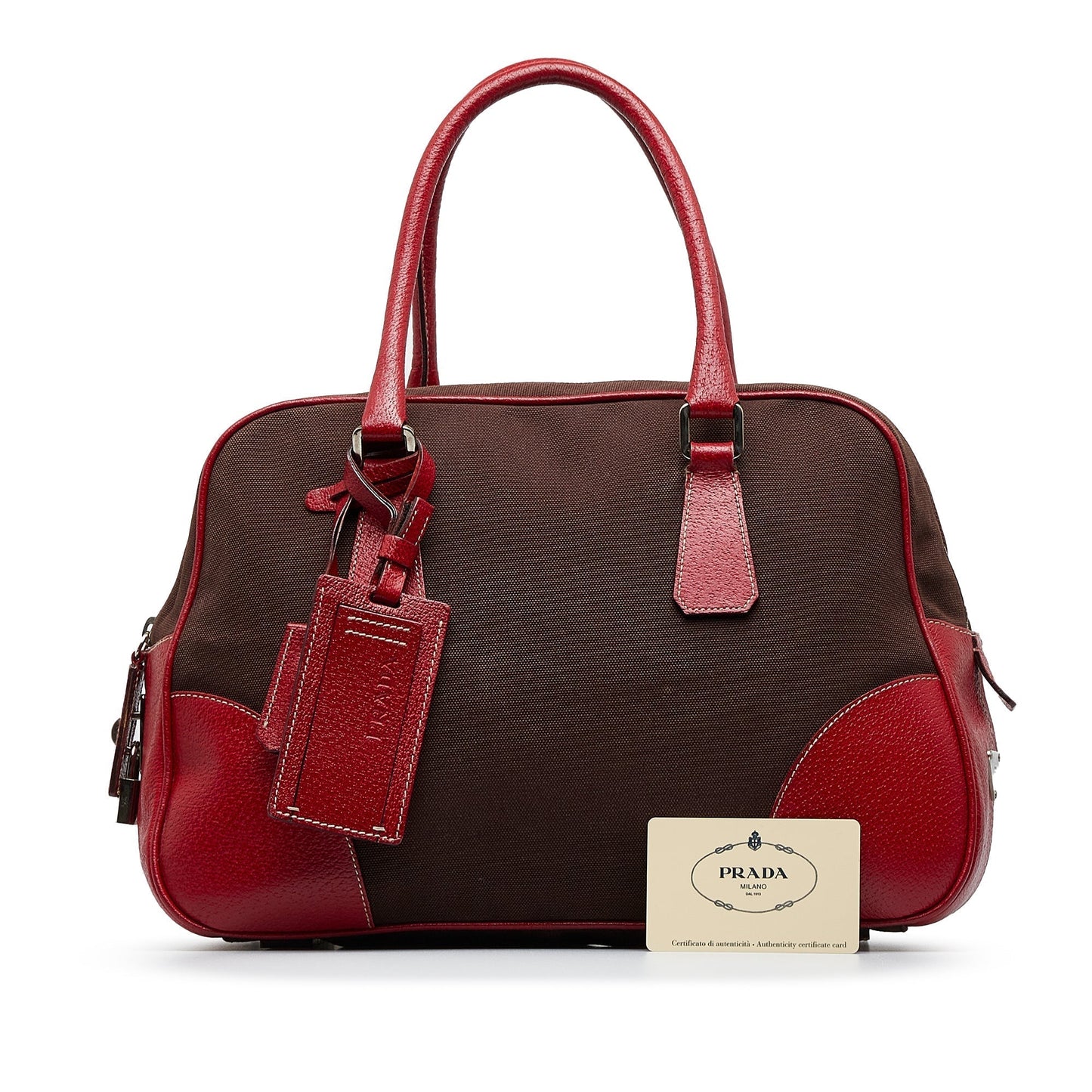 Prada Canapa Bauletto HandBag