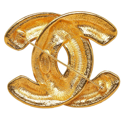 Chanel CC Quilted Brooch Costume Brooch