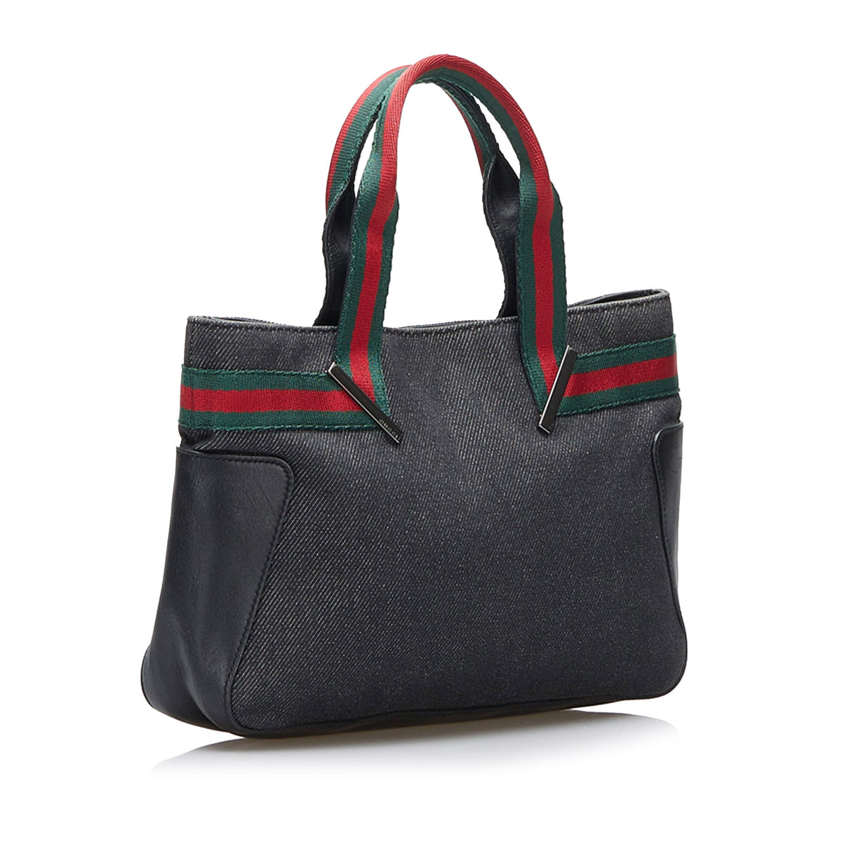 Gucci Web Denim Handbag