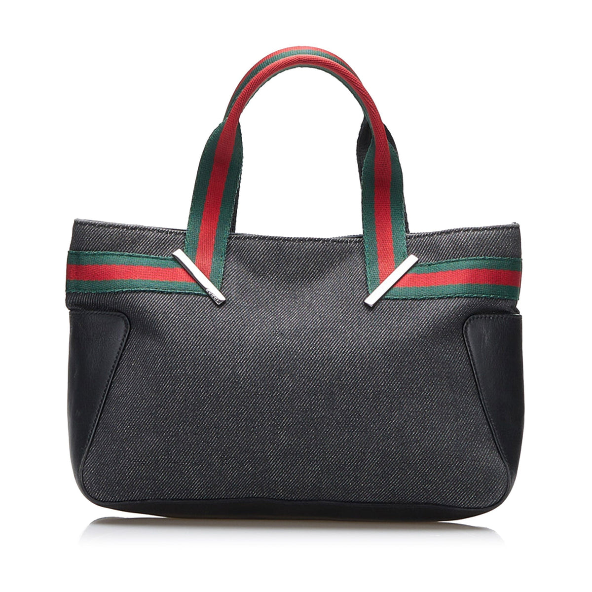 Gucci Web Denim Handbag