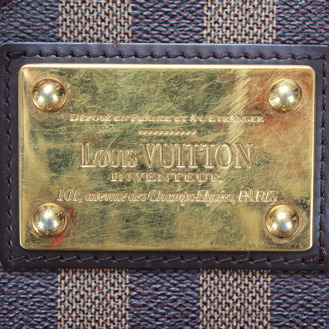 Louis-Vuitton Damier Ebene Thames PM Brown