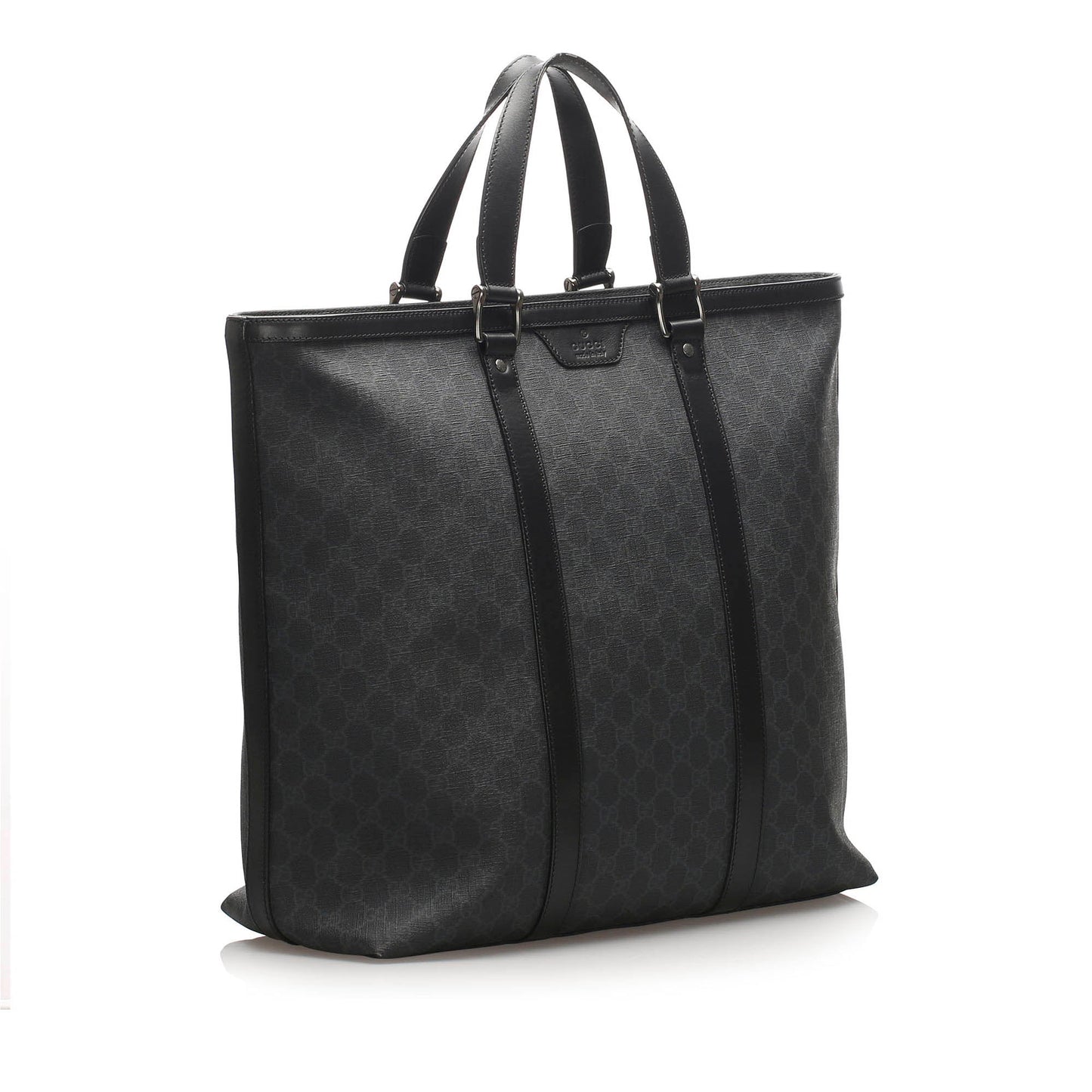 Gucci Black GG Supreme Tote Bag