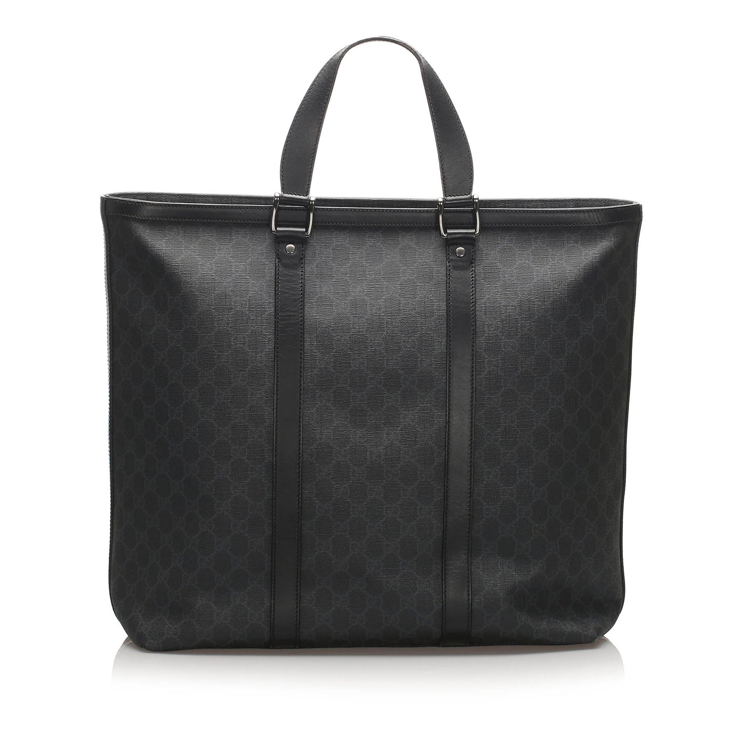 Gucci Black GG Supreme Tote Bag
