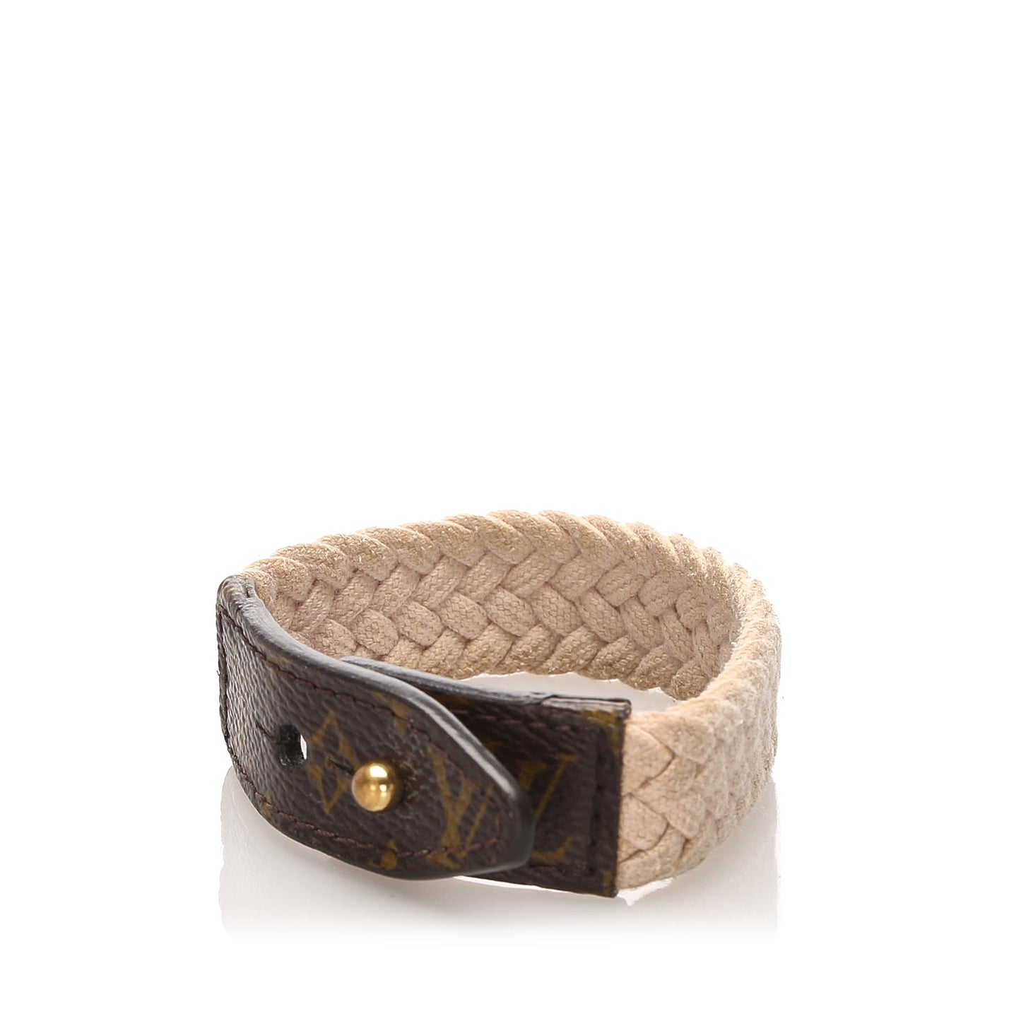 Louis-Vuitton Monogram Bracelet Brown