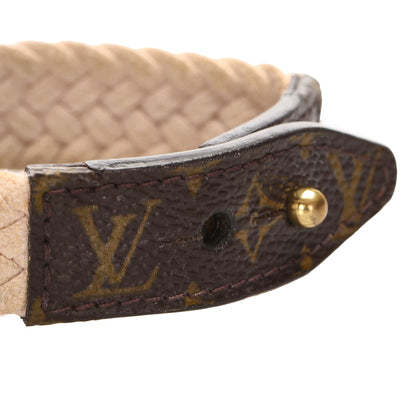 Louis-Vuitton Monogram Bracelet Brown