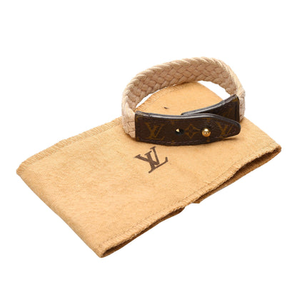 Louis-Vuitton Monogram Bracelet Brown