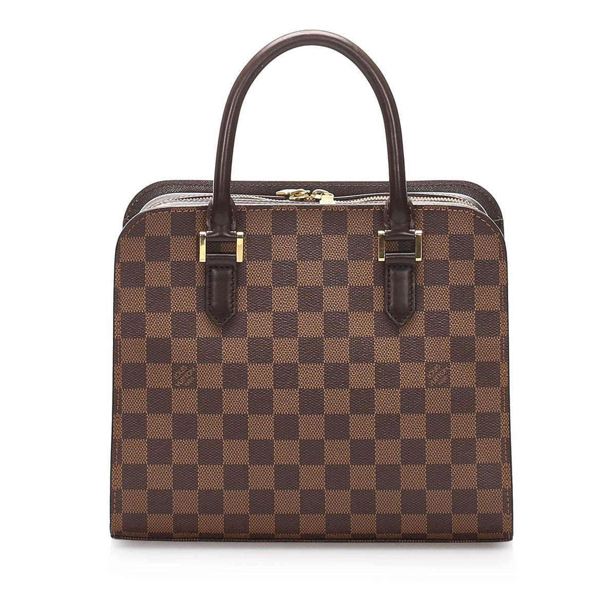Louis-Vuitton Damier Ebene Triana Brown GHW